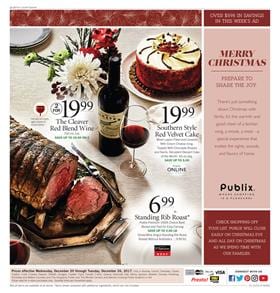 Publix Weekly Ad Deals December 20 - 26, 2017