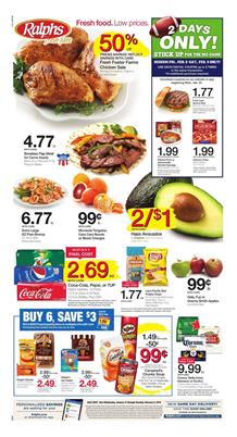 Ralphs Weekly Ad Deals Feb 4 - 10, 2018