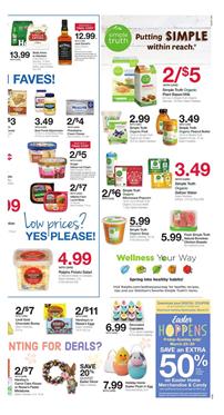 Ralphs Ad Simple Truth Organic Products