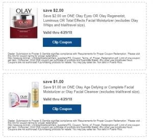 Meijer Ad Personal Care April 15 - 21, 2018 2 Olay Product Coupons 2