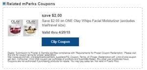 Meijer Ad Personal Care April 15 - 21, 2018 3 Olay Product Coupons