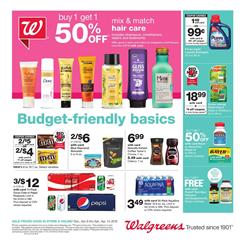 Walgreens Weekly Ad Food Deals April 8 14 2018