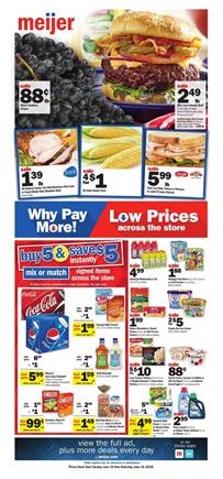Meijer Weekly Ad Deals Jun 10 16 2018