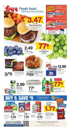 Frys Weekly Ad Deals July 11 17 2018