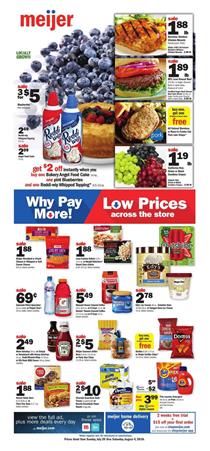 Meijer Weekly Ad Deals Jul 29 Aug 1 2018
