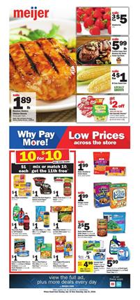 Meijer Weekly Ad Food July 15 21 2018
