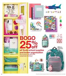 Target Weekly Ad School Products Jul 22 28 2018