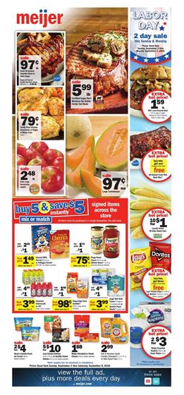 Meijer Weekly Ad Deals Sep 2 8 2018