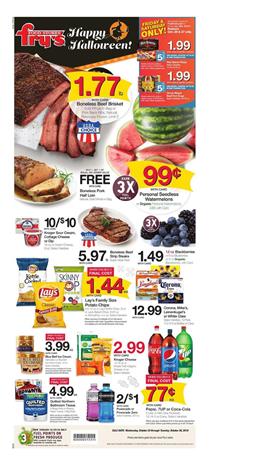 Frys Weekly Ad Halloween Sale Oct 24