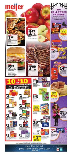 Meijer Weekly Ad Halloween Savings Oct 28 Nov 3 2018