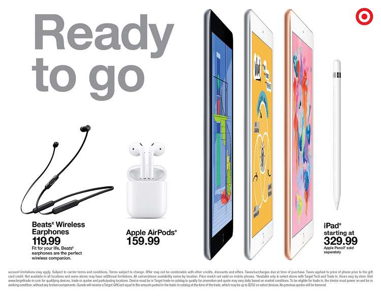 Target Weekly Ad iPhone Xs and Apple Deals 4 Target iPad