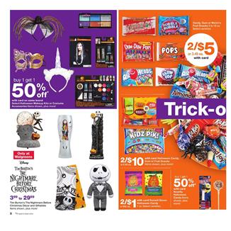 Walgreens Ad Spooky Halloween Oct 21 27 2018
