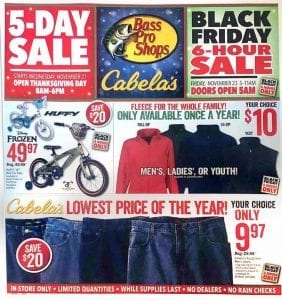 Bass Pro Shops Black Friday Ad 2018