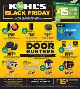 kohls black friday ad 2018