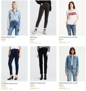 Black Friday Clothing Deals; Dockers, Stein Mart, Abercrombie, Levi's and More 1 Levis Black Friday Women 2018