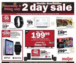 Meijer Black Friday Ad Electronics 2018