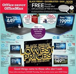 office depot black friday ad 2018