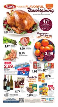 Ralphs Weekly Ad Thanksgiving Nov 14 22