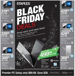 Staples Black Friday Ad Notebooks 2018
