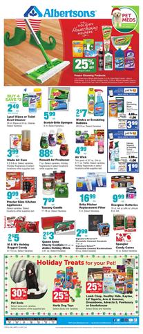 Albertsons Weekly Ad Christmas Savings Dec 5 11 2018
