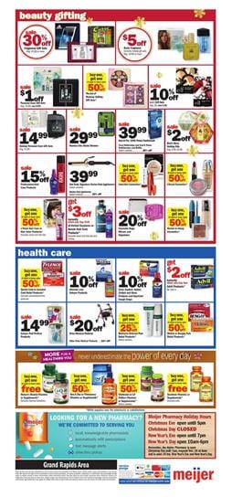 Meijer Weekly Ad Holiday Gifts Dec 16 - 24, 2018 | Beauty Products 1 Meijer Weekly Ad Holiday Gifts Dec 16 24 2018