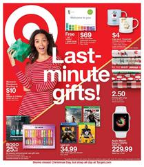 Target Ad Last Minute Christmas Gifts Dec 23 - 29, 2018 1 Target Ad Last Minute Christmas Gifts Dec 23 29 2018