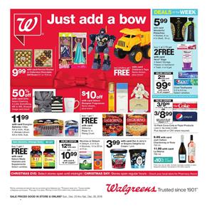 Walgreens Weekly Ad Snacks Dec 23 - 29, 2018 1 Walgreens Weekly Ad Christmas Sale Dec 23 29 2018