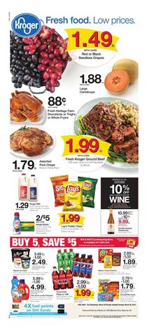 Kroger Weekly Ad Mix and Match Sale Mar 20 26 2019