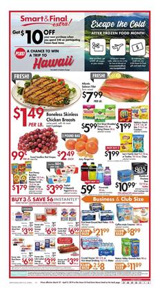 Smart and Final Weekly Ad Deals Mar 27 Apr 2 2019