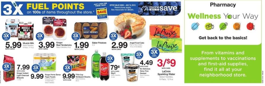 3x Fuel Points Kroger Weekly Ad Apr 24 30 2019