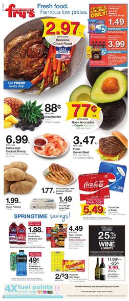 Frys Ad Mix and Match Sale and Easter Deals