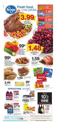 Kroger Weekly Ad Grocery Sale Apr 10 16 2019