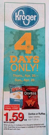 Kroger Weekly Ad Scan Digital Coupons Apr 24 30 2019