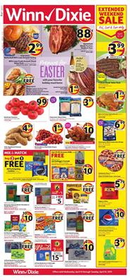 Winn Dixie Weekly Ad Easter Deals Apr 10