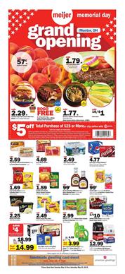 Meijer Weekly Ad Memorial Day Savings May 14 25 2019