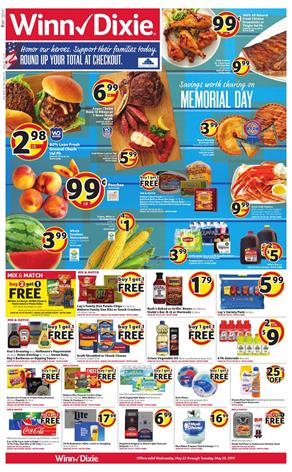 Winn Dixie Weekly Ad Memorial Day Savings May 22 28 2019