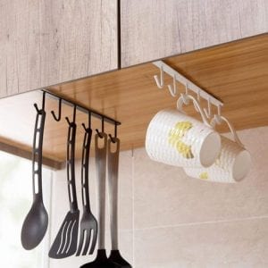 Lootzen Deals | Daily Life Essentials Made Simple 13 Cabinet Hook Mug Holder