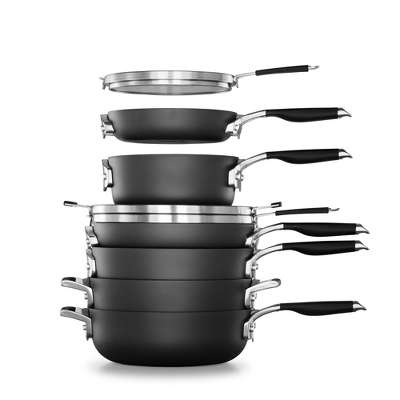 Calphalon Nonstick Cookware Set Target Weekly Ad 9 - 15, 2019 3 Calphalon Select 9pc Space Saving Hard Anodized Nonstick Cookware Set