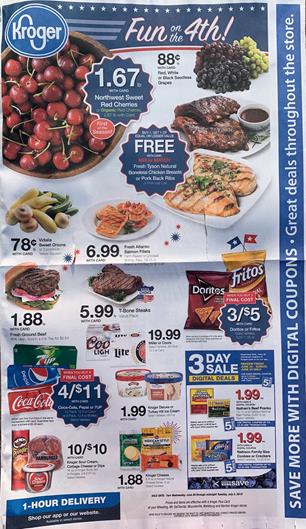 Kroger Ad Preview 4th of July Deals Jun 26 Jul 2 2019