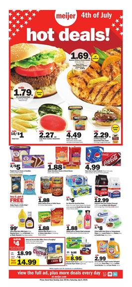 Meijer Weekly Ad Deals Jun 30 Jul 6 2019