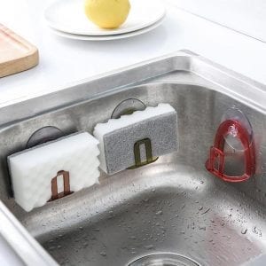 Lootzen Deals | Daily Life Essentials Made Simple 14 Sink Shelf Soap Sponge Drain Rack