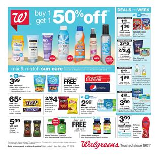 Back to School Walgreens Weekly Ad Jul 21 27 2019