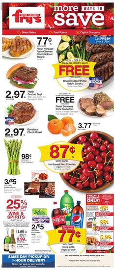 Fry's Weekly Ad Summer Sale Jul 10 - 16, 2019
