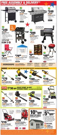 Home Depot Weekly Ad Grill Deals Jun 27 Jul 5 2019