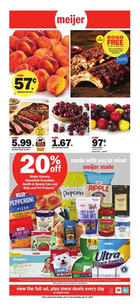 Meijer Back to School Sale Weekly Ad Jul 21 27 2019