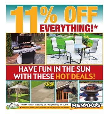 Menards Weekly Ad Mail In Rebate Jul 7 13 2019
