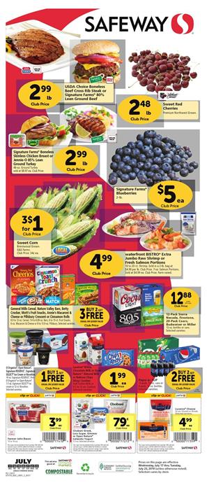 Safeway Weekly Ad Friday Sale Jul 19 2019