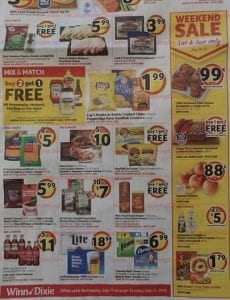 Weekly Ad Previews For Jul 17 - 23, 2019 and Jul 21 - 27 4 Winn Dixie Weekly Ad Preview Jul 17 23