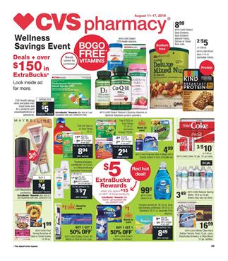 CVS Beauty ExtraBucks Rewards Weekly Ad Aug 11 17 2019