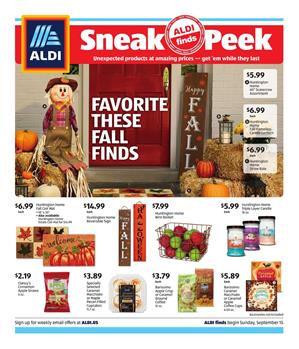 ALDI Ad In Store Deals Sep 15 21 2019